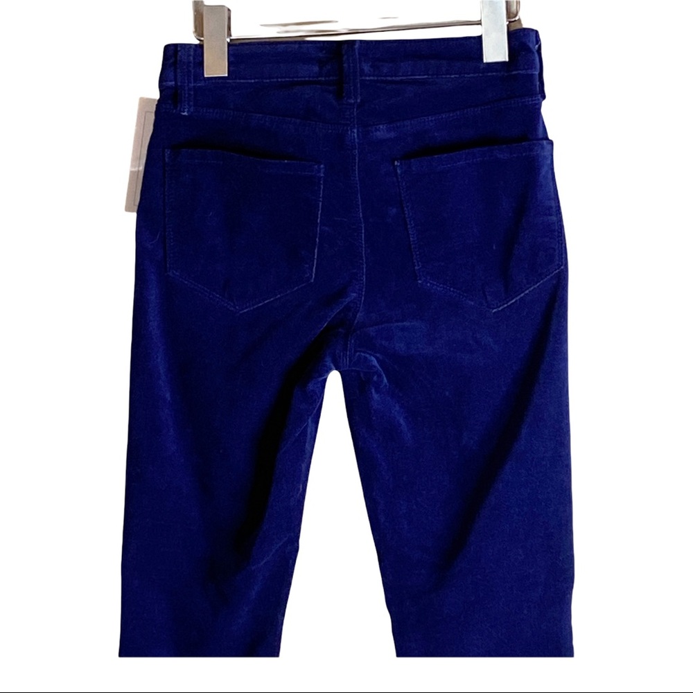 L'Agence Midnight Blue Velvet Crop Jeans - Picture 5 of 8